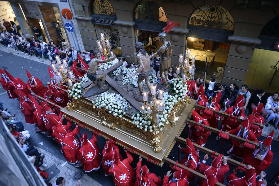 Miércoles Santo en Murcia: La procesión de los &#039;coloraos&#039;