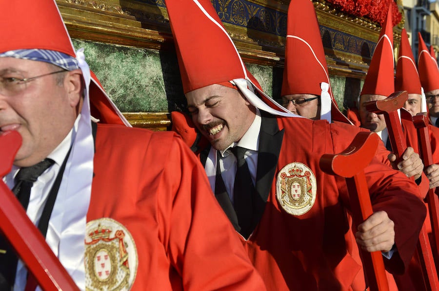 Miércoles Santo en Murcia: La procesión de los &#039;coloraos&#039;