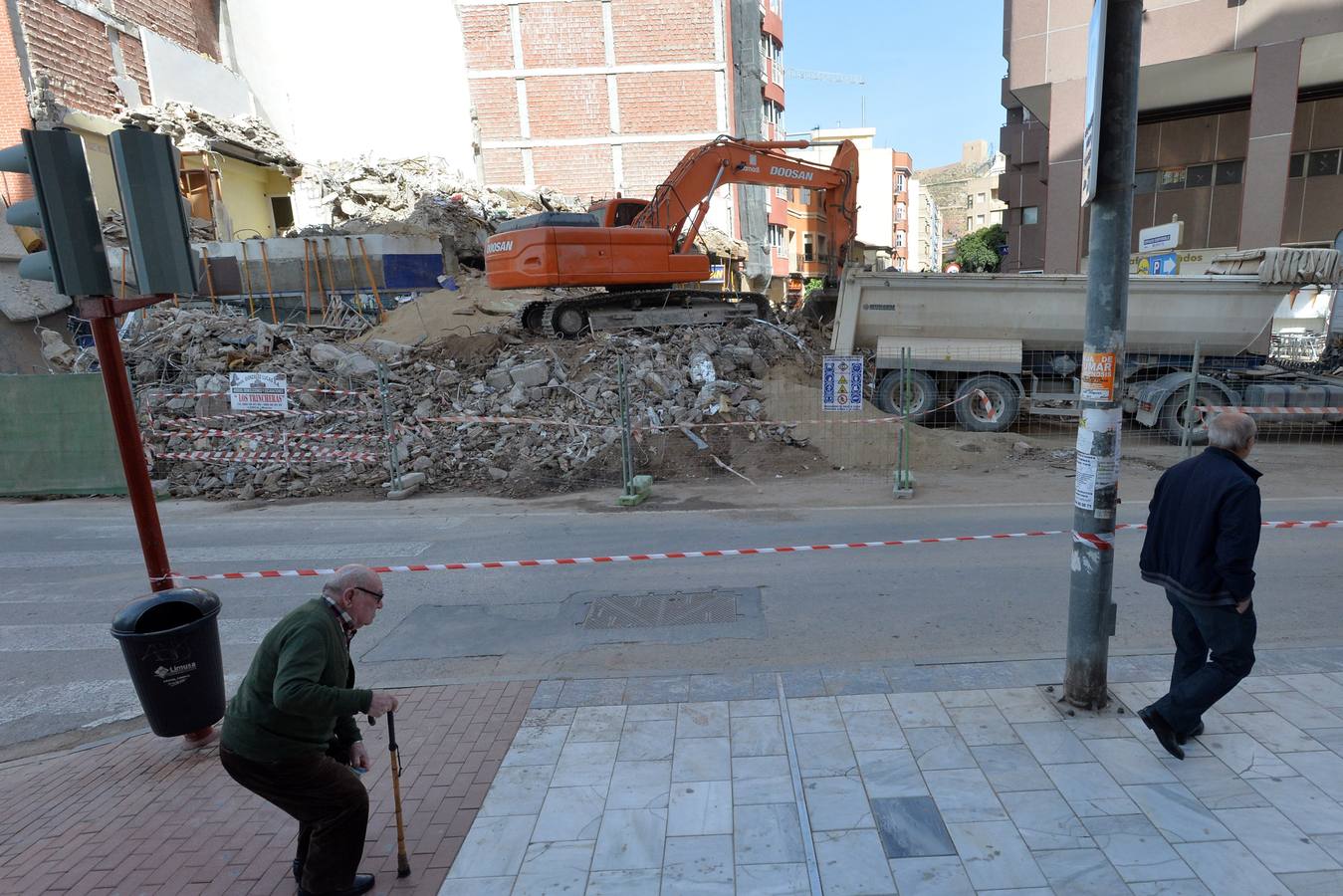 La penúltima demolición del terremoto del terremoto de Lorca