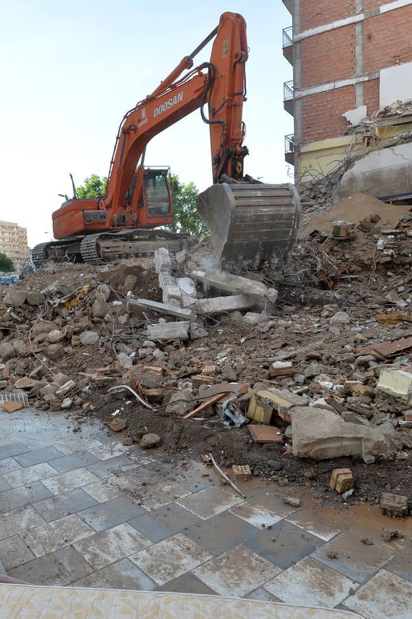 La penúltima demolición del terremoto del terremoto de Lorca