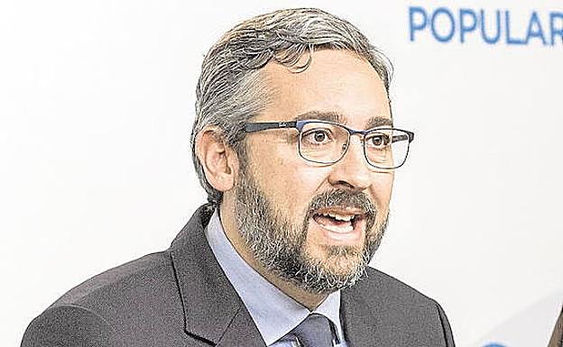 Víctor Manuel Martínez, portavoz del PP en Murcia.