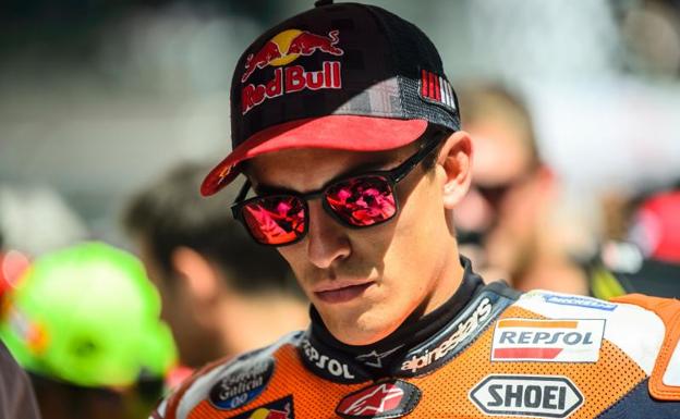 Marc Márquez, tras la carrera del GP de Austria. 