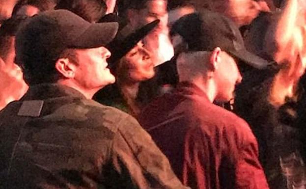 Olando Bloom y Katy Perry durante el concierto de Ed Sheeran el pasado sábado.