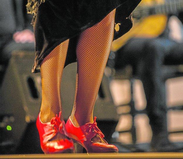 Detalle de la cantaora Antonia Contreras, durante su actuación en la programación del Cante de las Minas 2017.