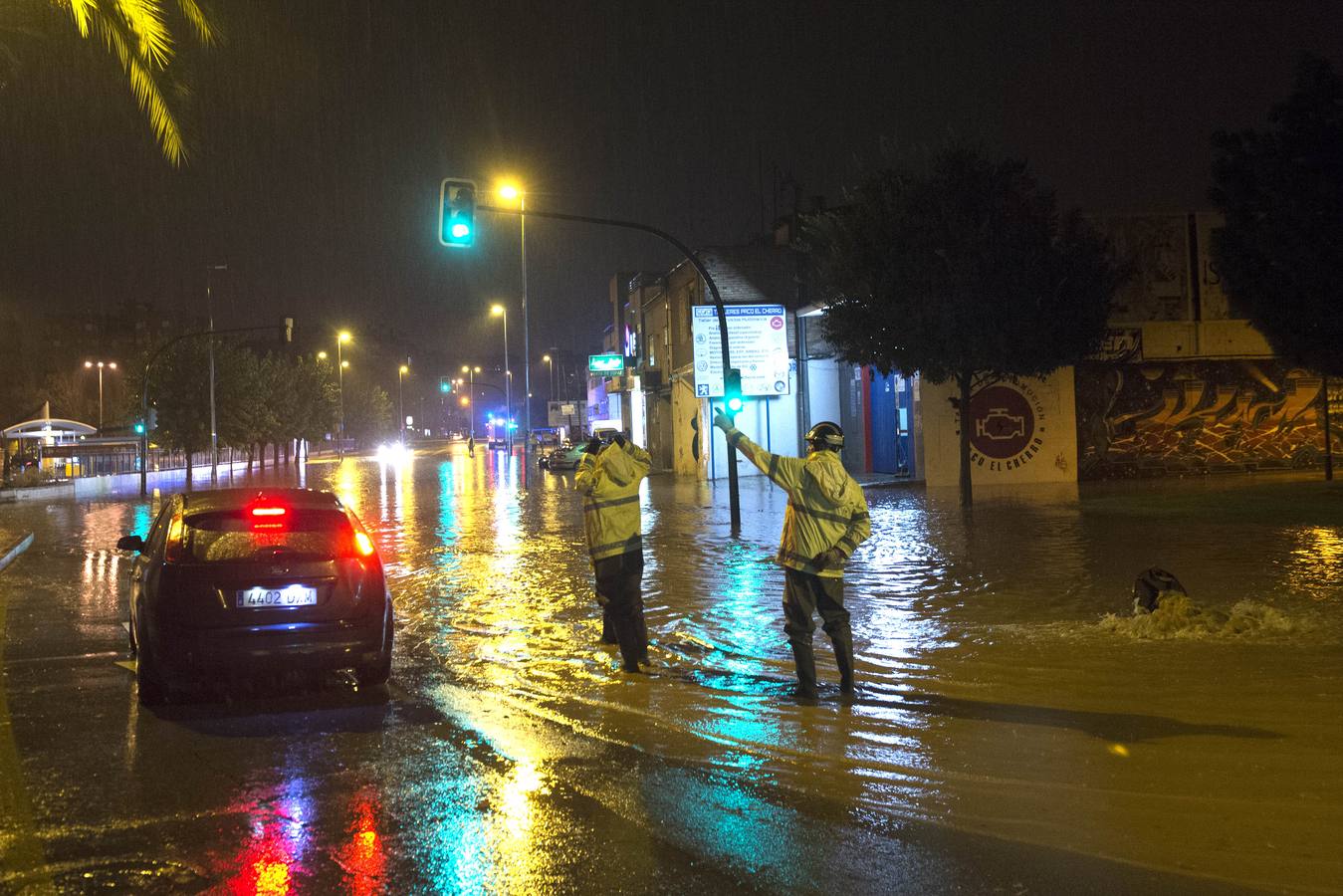 La Aemet eleva la alerta de amarilla a naranja por riesgo de tormentas persistentes e intensas en el Campo de Cartagena, Mazarrón, Valle del Guadalentín, Lorca y Águilas