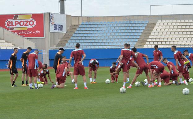 Entrenamiento en el Artés Carrasco. 