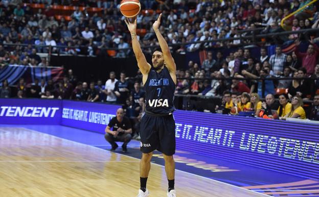 Campazzo, en la final. 