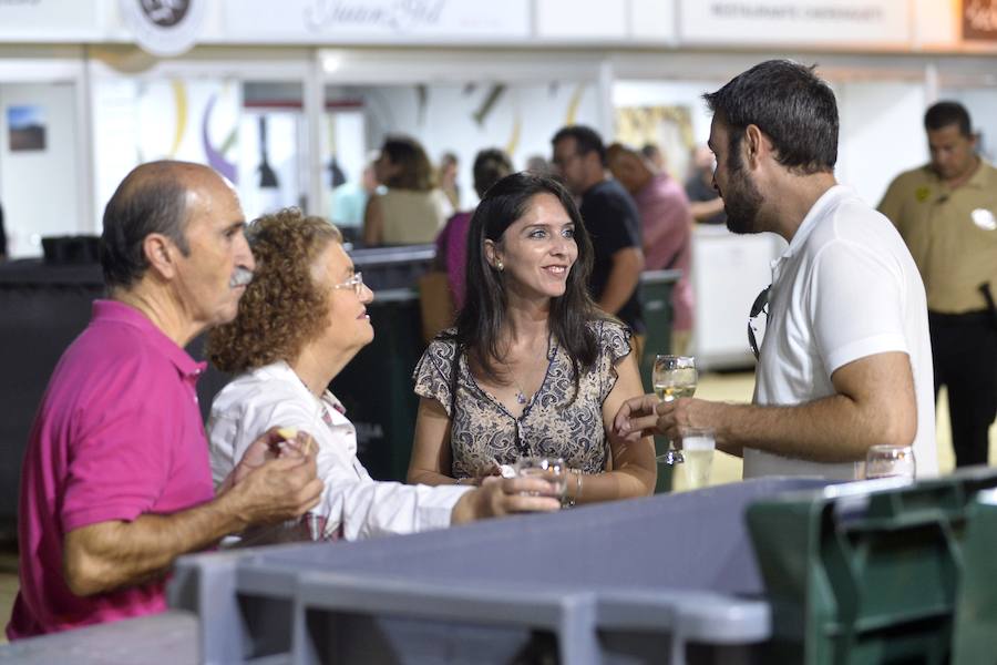El certamen, instalado en los jardines del Malecón, junto a Los Huertos, cuenta con la presencia de 50 restaurantes y bodegas