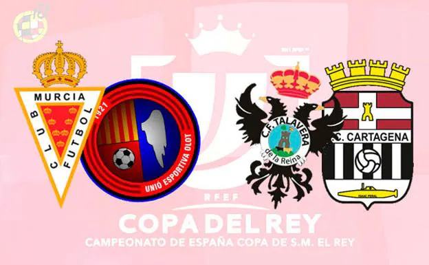 Real Murcia-Olot y Talavera-FC Cartagena, en la tercera ronda de Copa del Rey
