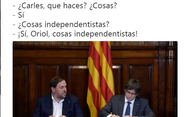 España no pierde el humor: los mejores chistes sobre el proceso catalán