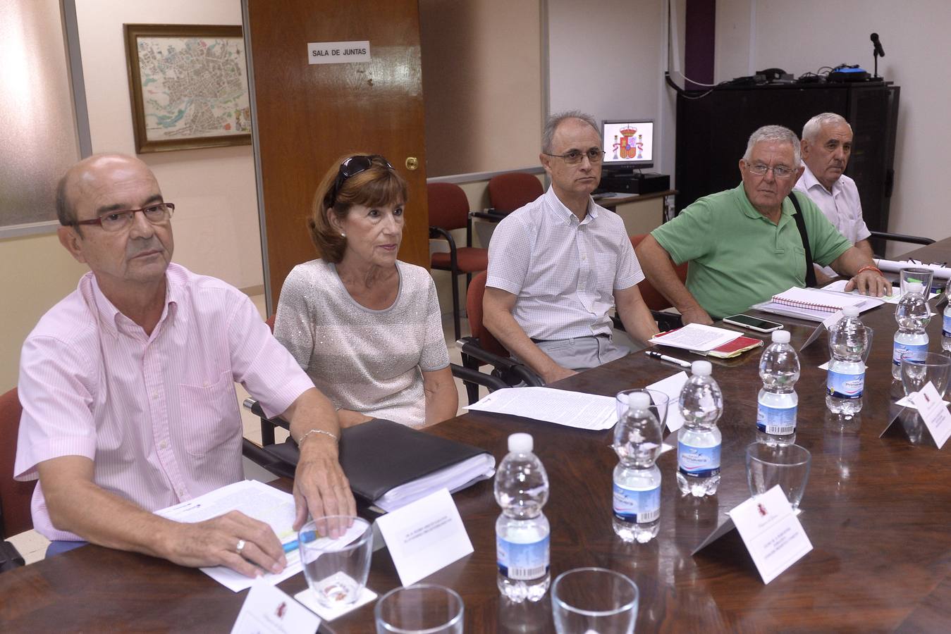 Íñigo de la Serna vista las obras y se reunió con representantes de la Plataforma Pro Soterramiento