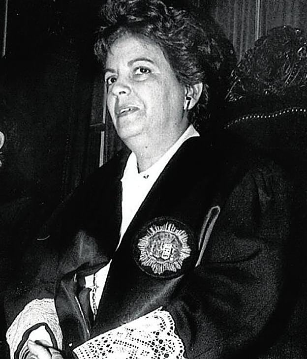 La juez Jover, ya como miembro de la Audiencia Provincial.