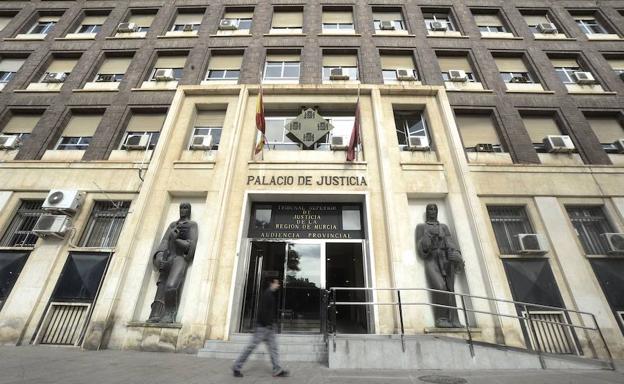 Fachada del TSJ de Murcia.