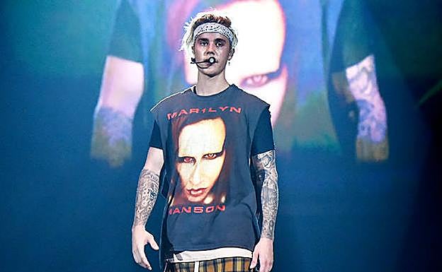 Justin Bieber se disculpa con Marilyn Manson por ser un «idiota»