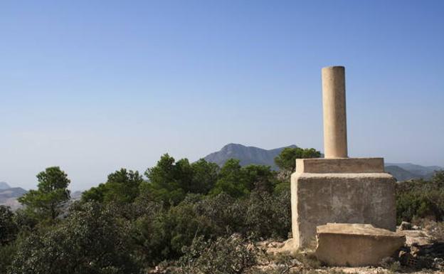 Vértice geodésico de la sierra.