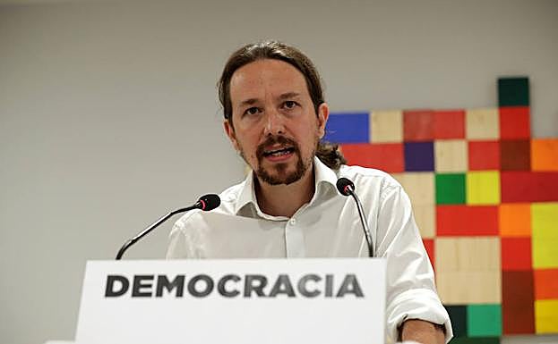 Pablo Iglesias, en su última comparecencia de prensa