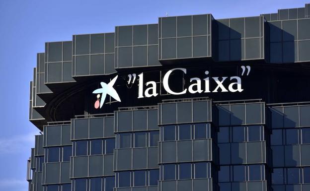 Sede de La Caixa en Barcelona.