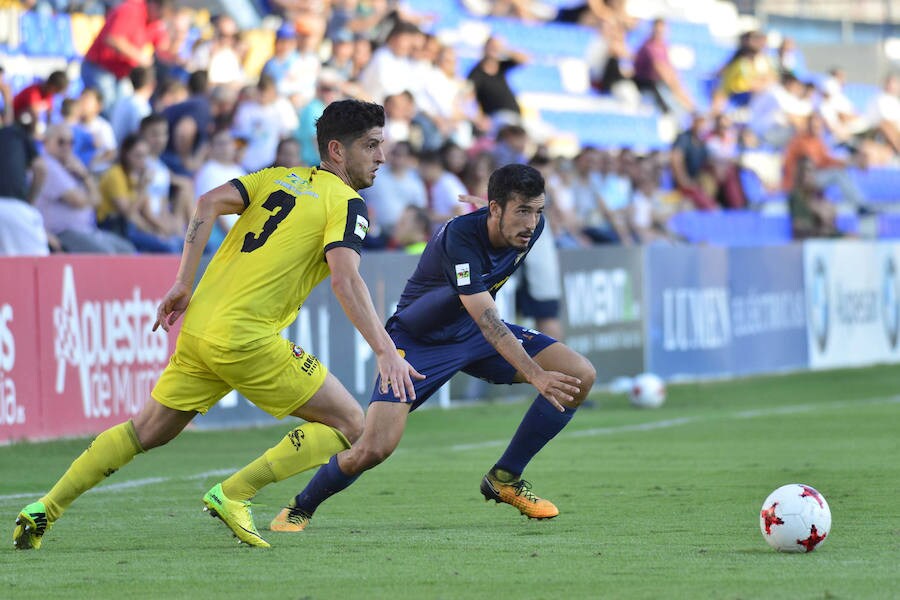 Un gol de Jony Ñíguez a la salida de un córner en el tiempo añadido le da los tres puntos al conjunto de Planagumà en un partido con muy pocas ocasiones