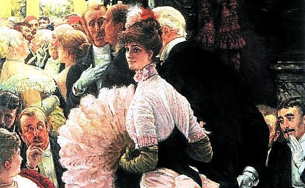 'La recepción', James Tissot.