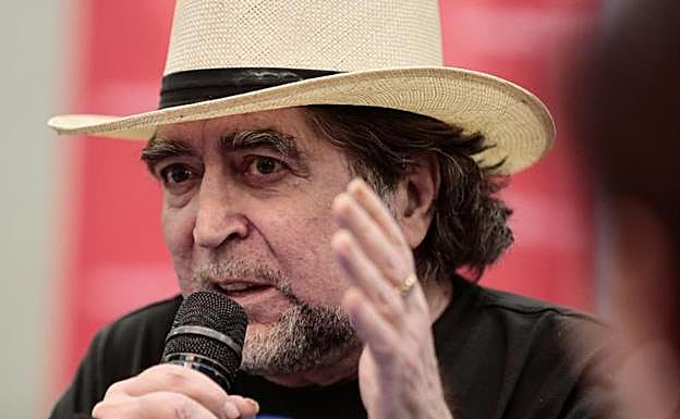El cantante español Joaquín Sabina.