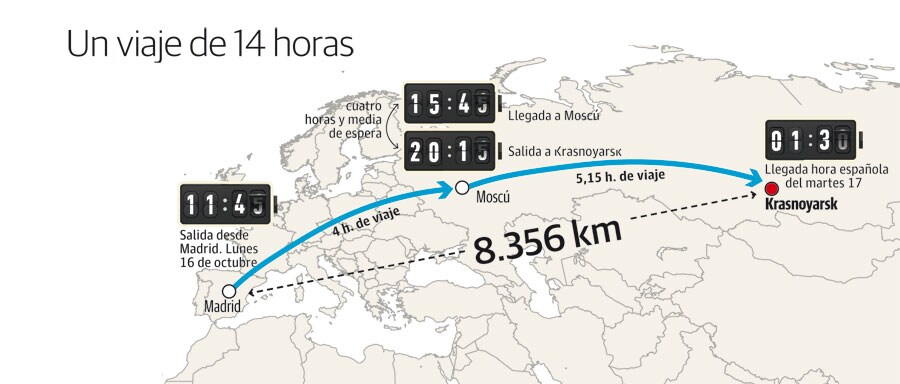 El UCAM tarda viaja a Krasnoyarsk, en Siberia