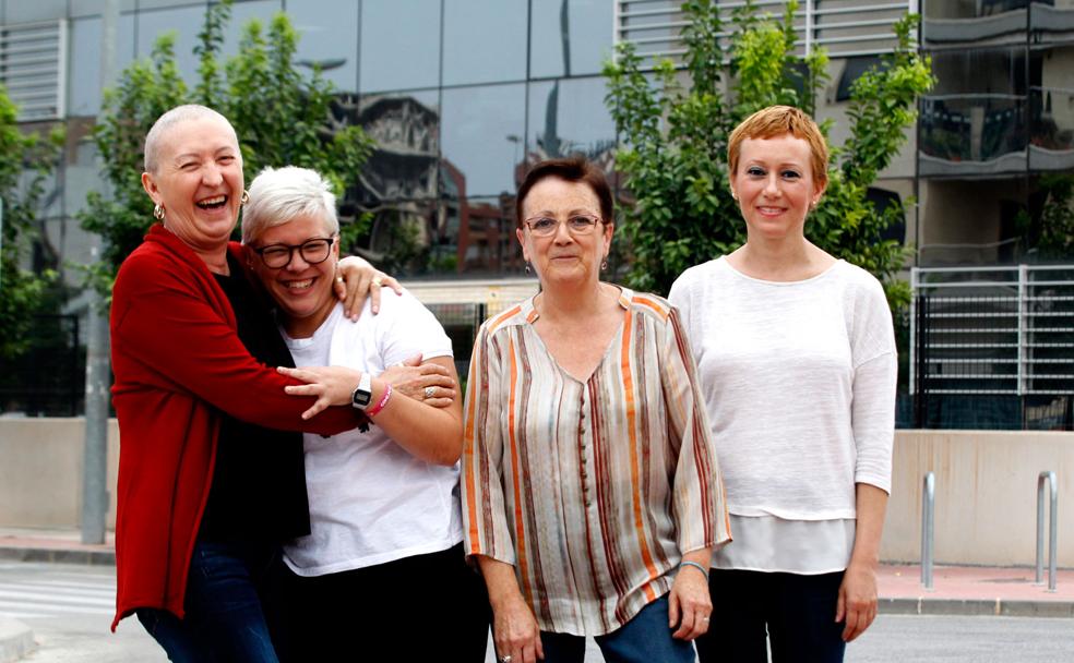 Josefa Sánchez, Beatriz Noguera, Joaquina Romero y Sofía Muñoz
