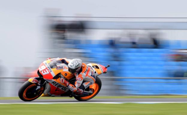 Marc Márquez, en el Circuito de Phillip Island. 