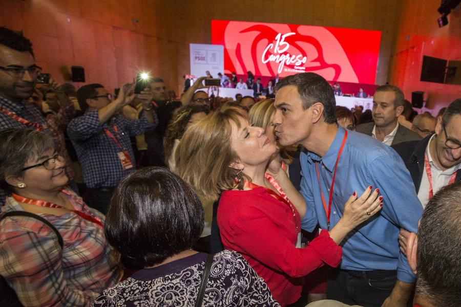 La jornada inaugural del cónclave de los socialistas murcianos, celebrado en Cartagena, ha contado con la presencia del secretario general del PSOE, Pedro Sánchez