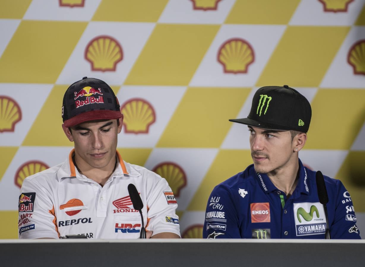 Marc Márquez y Maverick Viñales.