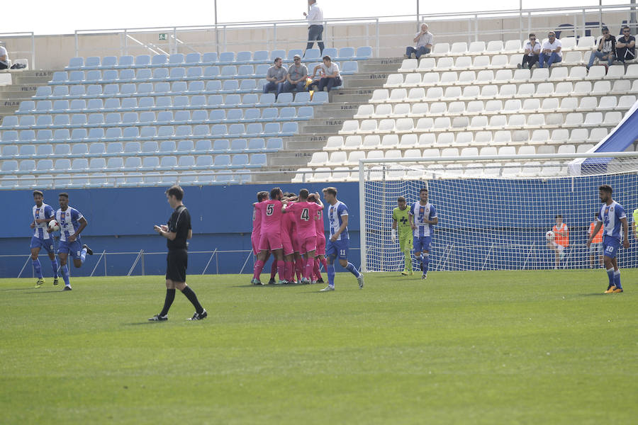 El Lorca Deportiva, que esperaba remontar, encaja una goleada sonrojante