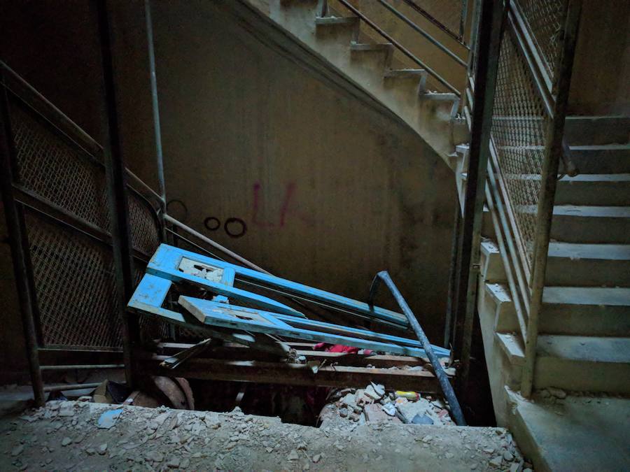 Ruinas del hospital antituberculoso ubicado en el Parque Regional de Sierra Espuña, hoy abandonado