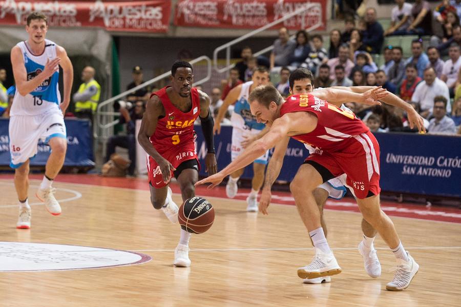 Mal partido de un UCAM que en ningún momento del partido desplegó un buen juego