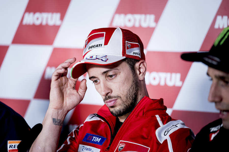 El piloto italiano de MotoGP, Andrea Dovizioso.