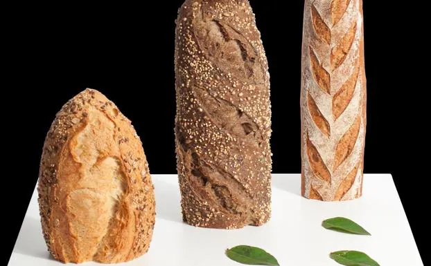 Algunos de los panes ecológicos de 'Pan Moreno'