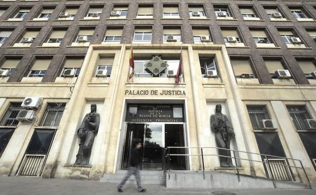 El Palacio de Justicia de Murcia.