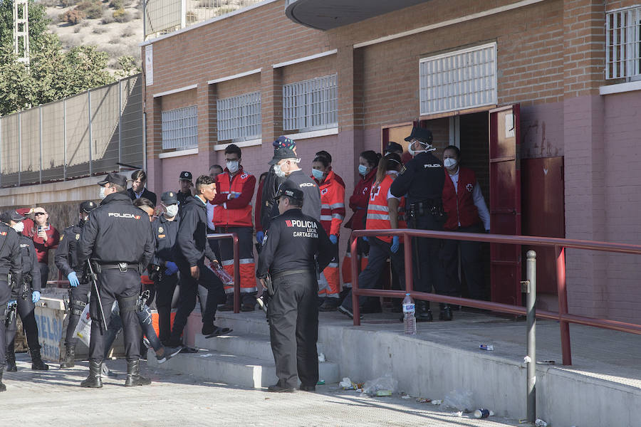 Casi medio millar de personas han llegado a las costas de la Región en una nueva oleada de pateras