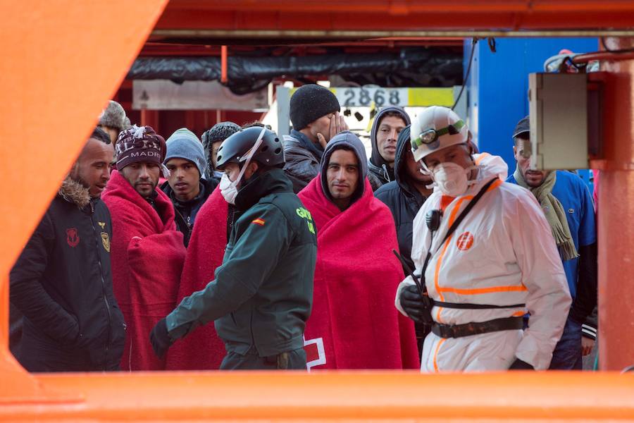 Un total de 461 inmigrantes irregulares han desembarcado en las costas de la Región en menos de 24 horas