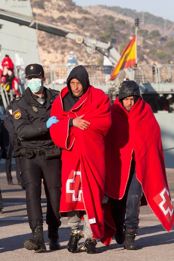 Un total de 461 inmigrantes irregulares han desembarcado en las costas de la Región en menos de 24 horas