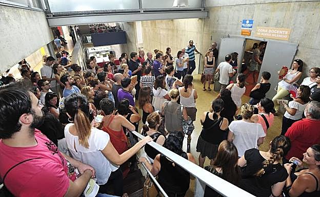 Una de las últimas convocatorias de oposiciones del Ayuntamiento de Murcia.