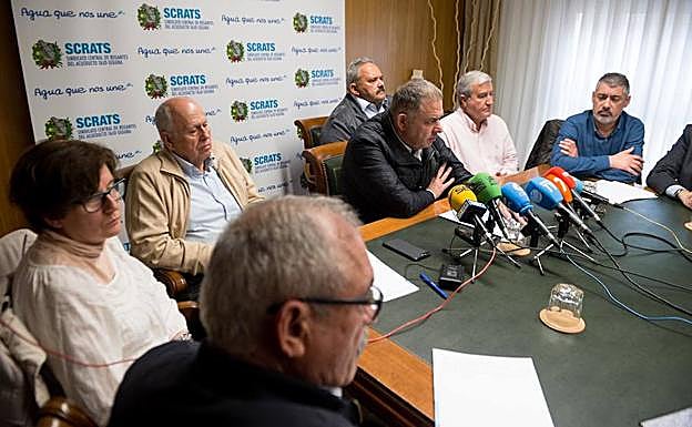 Lucas Jiménez, este martes, durante la rueda de prensa.