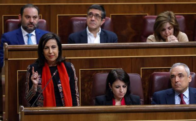 La portavoz socialista en el Congreso, Margarita Robles.