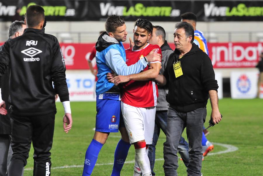 Los granas se dejan dos puntos en casa ante un Lorca atrevido que se pudo llevar la victoria y da un paso atrás en la lucha por el 'playoff'