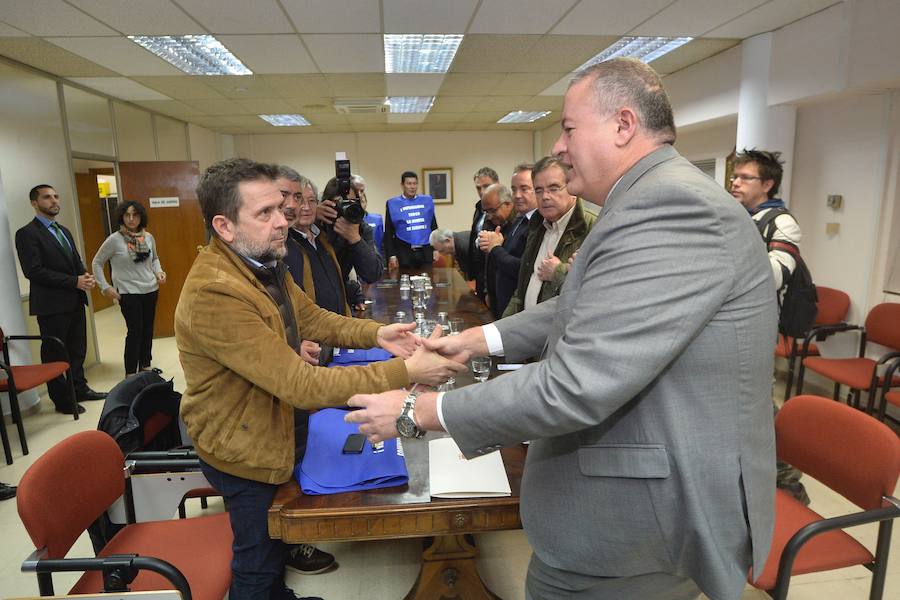 Lucas Jiménez, portavoz del Círculo por el Agua, pide el «cese del presidente de la CHS, del Comisario de Aguas y su secretario general»