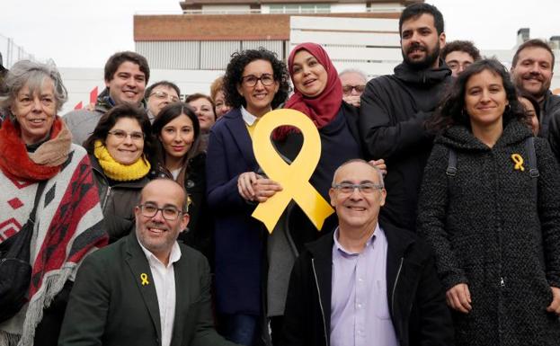 Acto electoral de ERC en Badalona el pasado fin de semana.