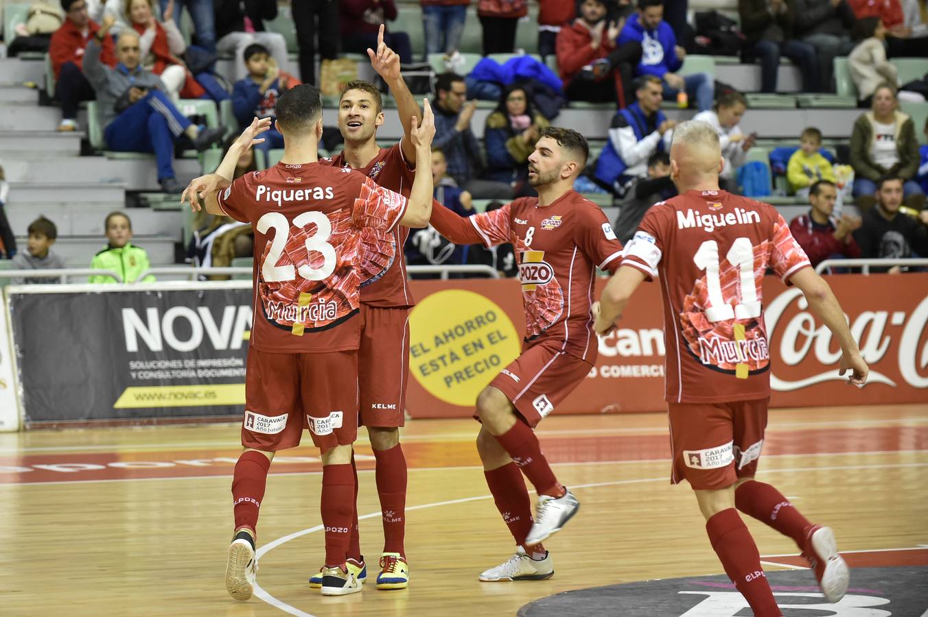 Con los ecos del 12-1 al Naturpellet Segovia, ElPozo se presentó este viernes de nuevo en casa, ante unos aficionados que volvieron a demostrar que los partidos contra los rivales de la zona baja no les atraen