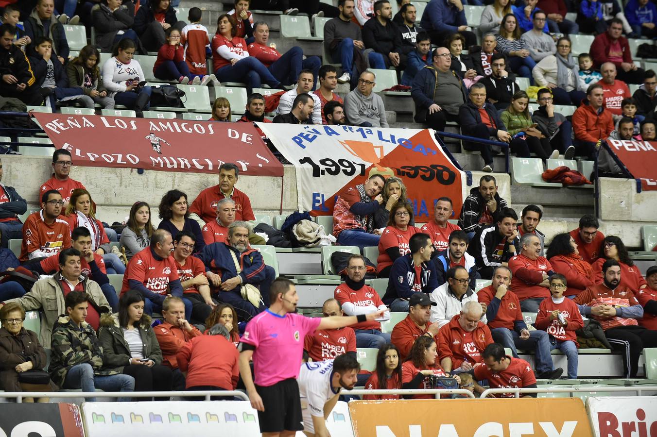 Con los ecos del 12-1 al Naturpellet Segovia, ElPozo se presentó este viernes de nuevo en casa, ante unos aficionados que volvieron a demostrar que los partidos contra los rivales de la zona baja no les atraen