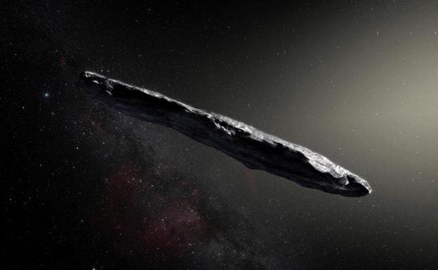 Una imagen de 'Oumuamua'. 