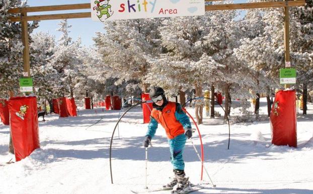 La Skity Pista de Valdelinares es uno de los lugares favoritos de los niños