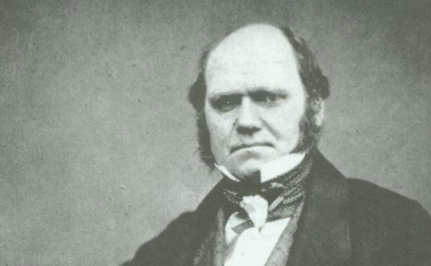 Retrato de Charles Darwin.