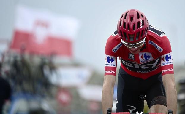Chris Froome, en la Vuelta Ciclista a España de 2017.